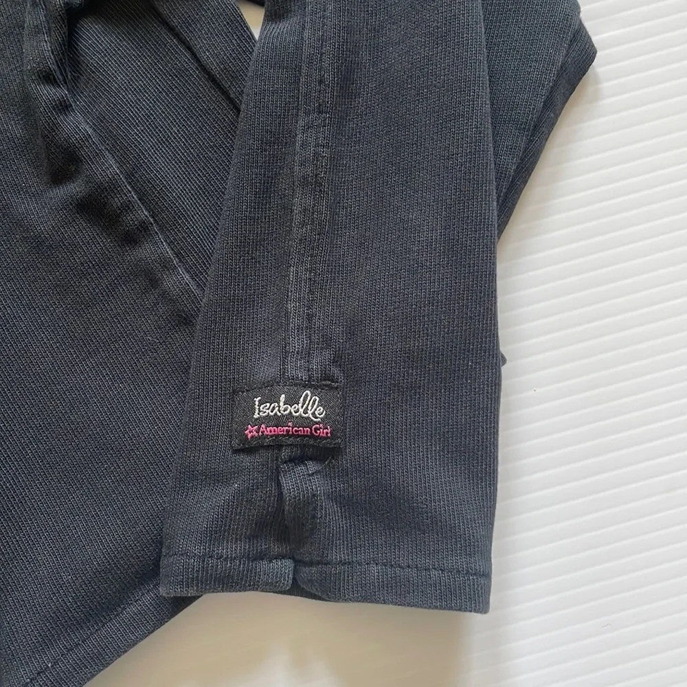 American Girl Moto faded black jacket size S 7/8